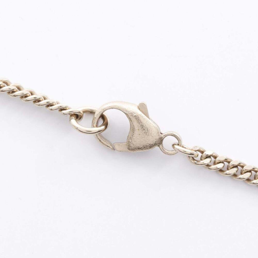 CHANEL Gold Logo Necklace - Picture 5 of 7